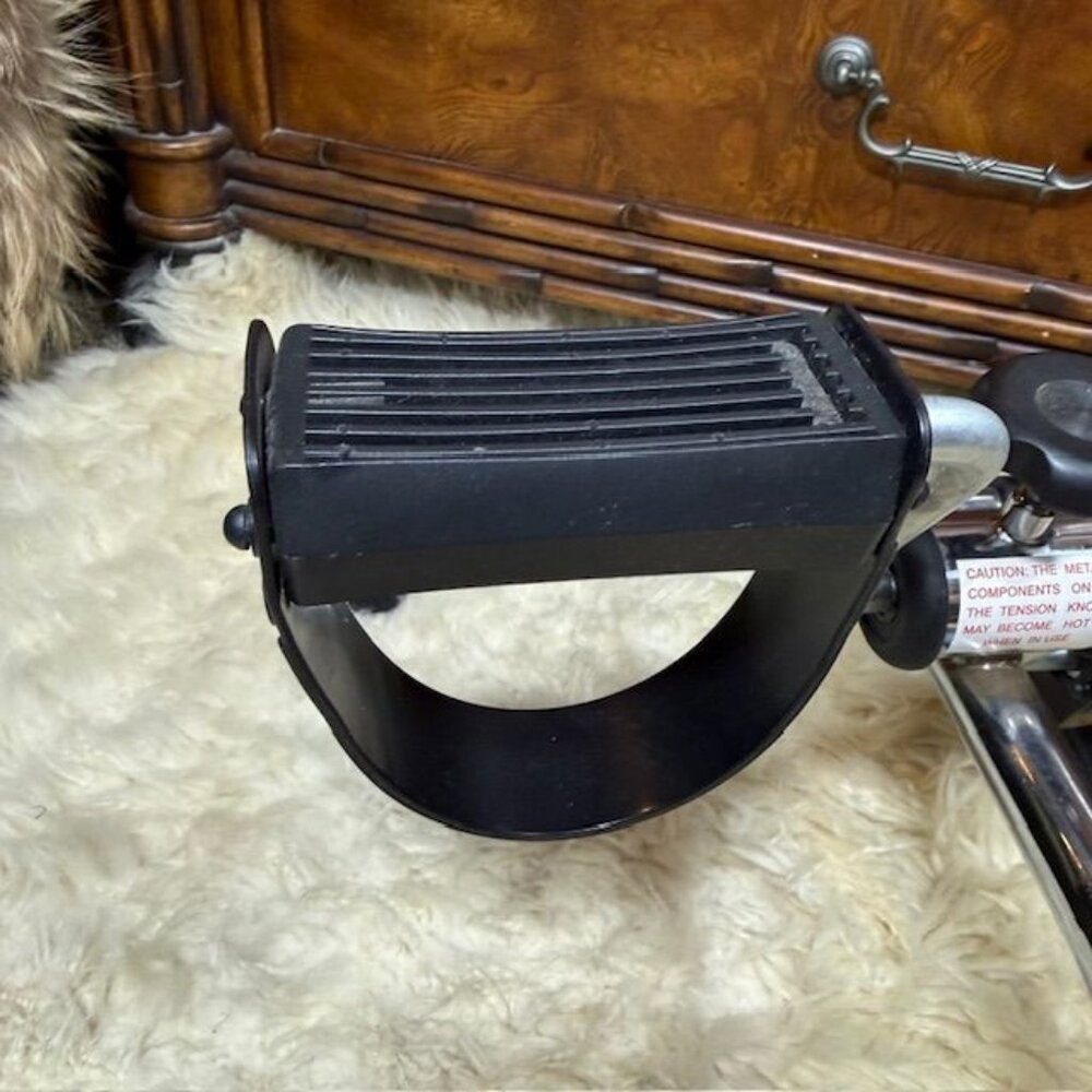 Under Desk Metal Pedal Leg Arm Exercise Cycle with Adjustable Resistance - Picture 7 of 8